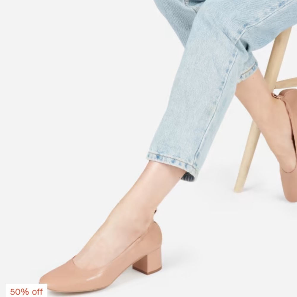 Everlane The Day Heel. Never worn.